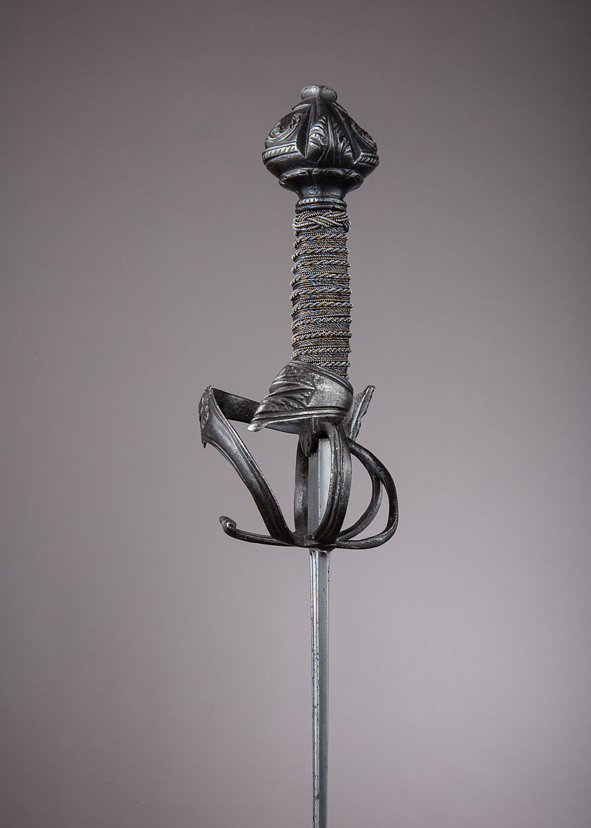 Rapier, Steel, iron, wood, Italian