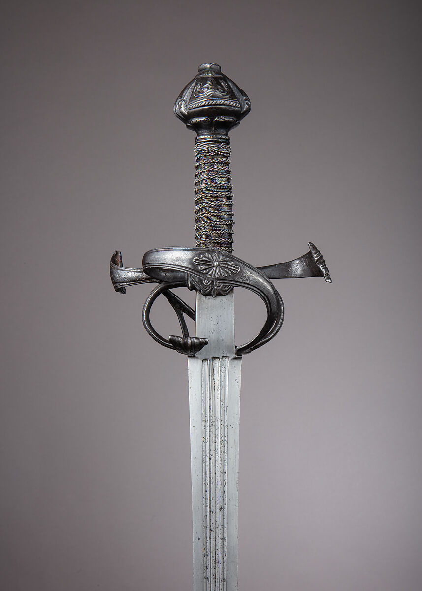 Rapier, Steel, iron, wood, Italian 