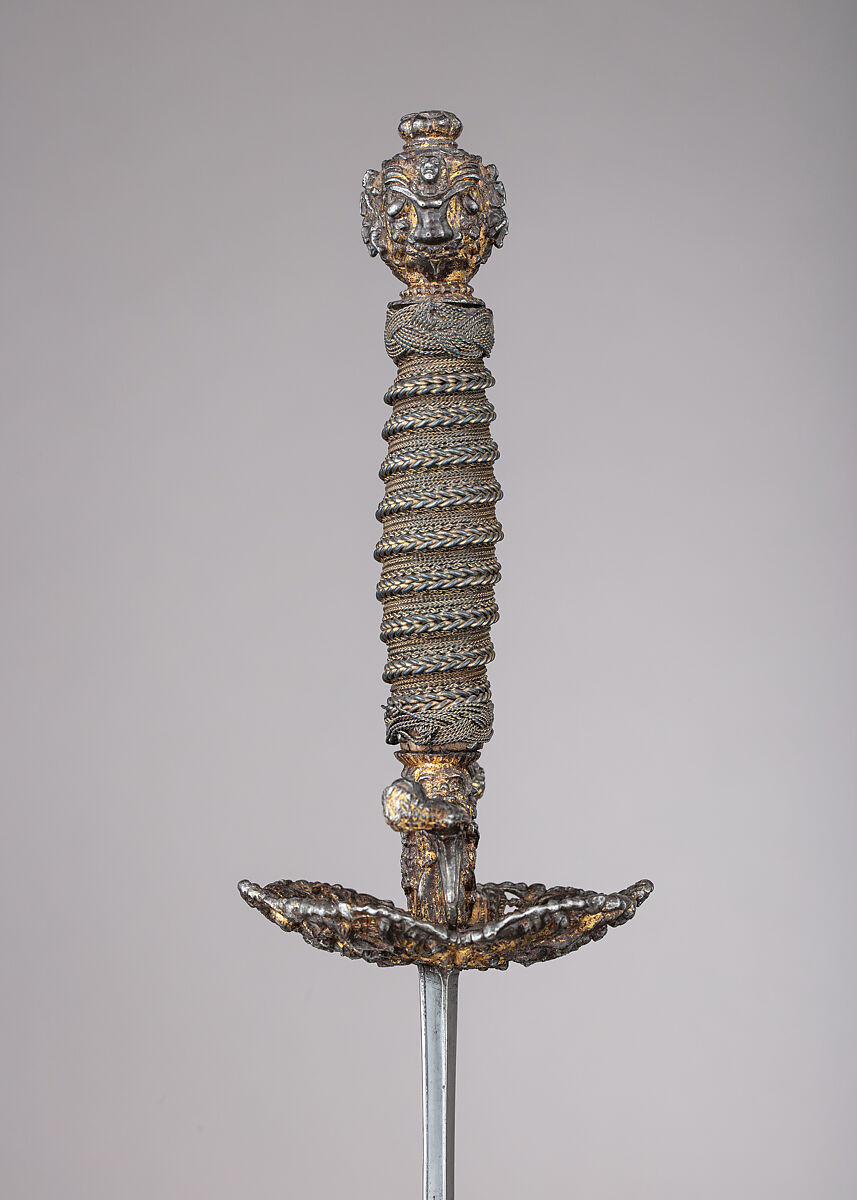 Smallsword, Steel, gold, wood, Probably French, Paris