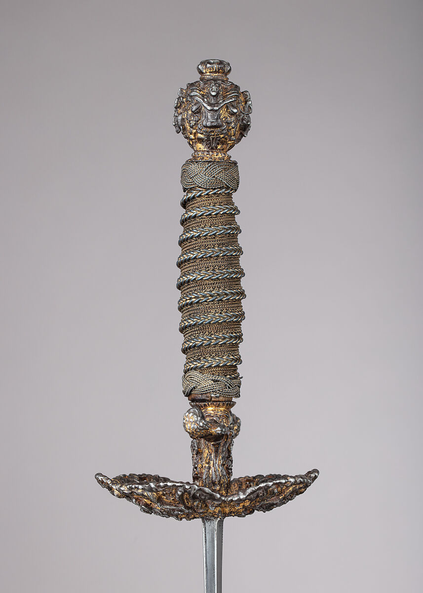 Smallsword, Steel, gold, wood, Probably French, Paris