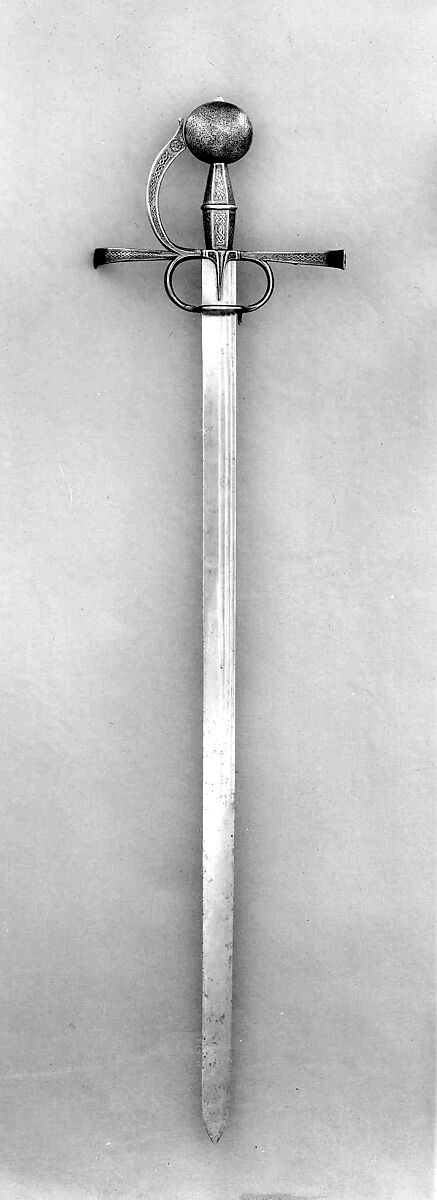 Rapier, Steel, silver, Italian