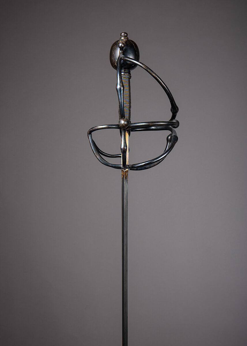 Rapier, Steel, wood, iron, possibly Italian