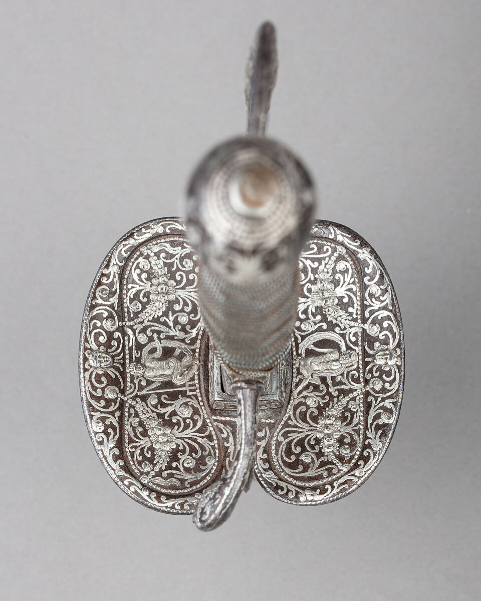 Smallsword, Steel, silver, wood, iron, brass, probably French