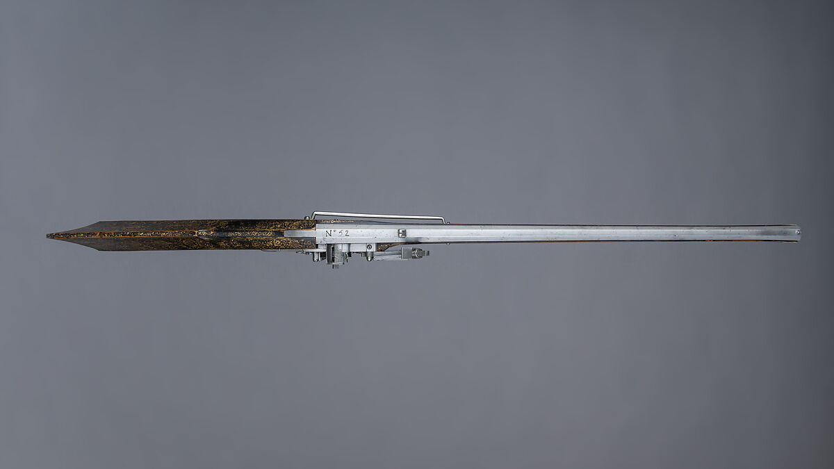 Wheellock Carbine, Steel, wood (beech), brass, gold, pigment, staghorn, French
