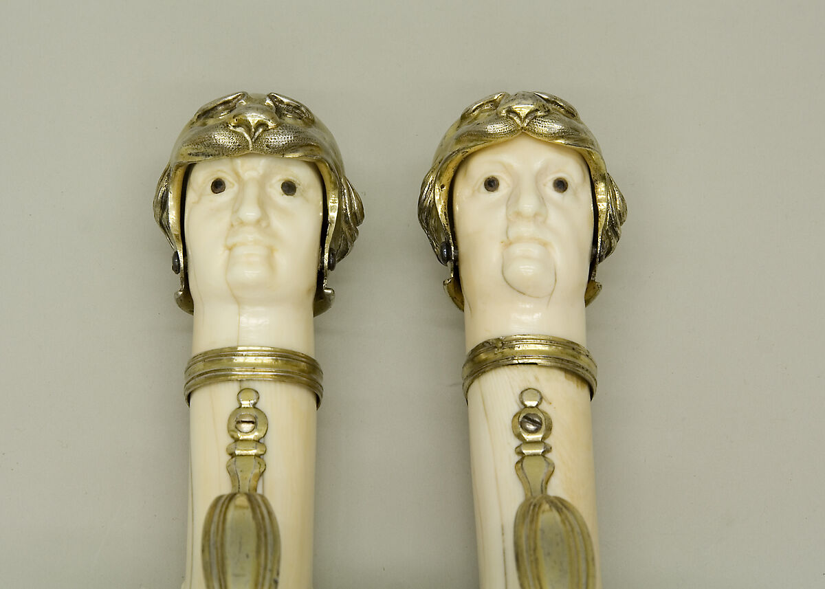 Pair of Flintlock Pistols, Leonardus Graeff (Aachen (now Germany), active ca. 1670–80), Steel, gold, silver, ivory, Southern Netherlandish, Aachen