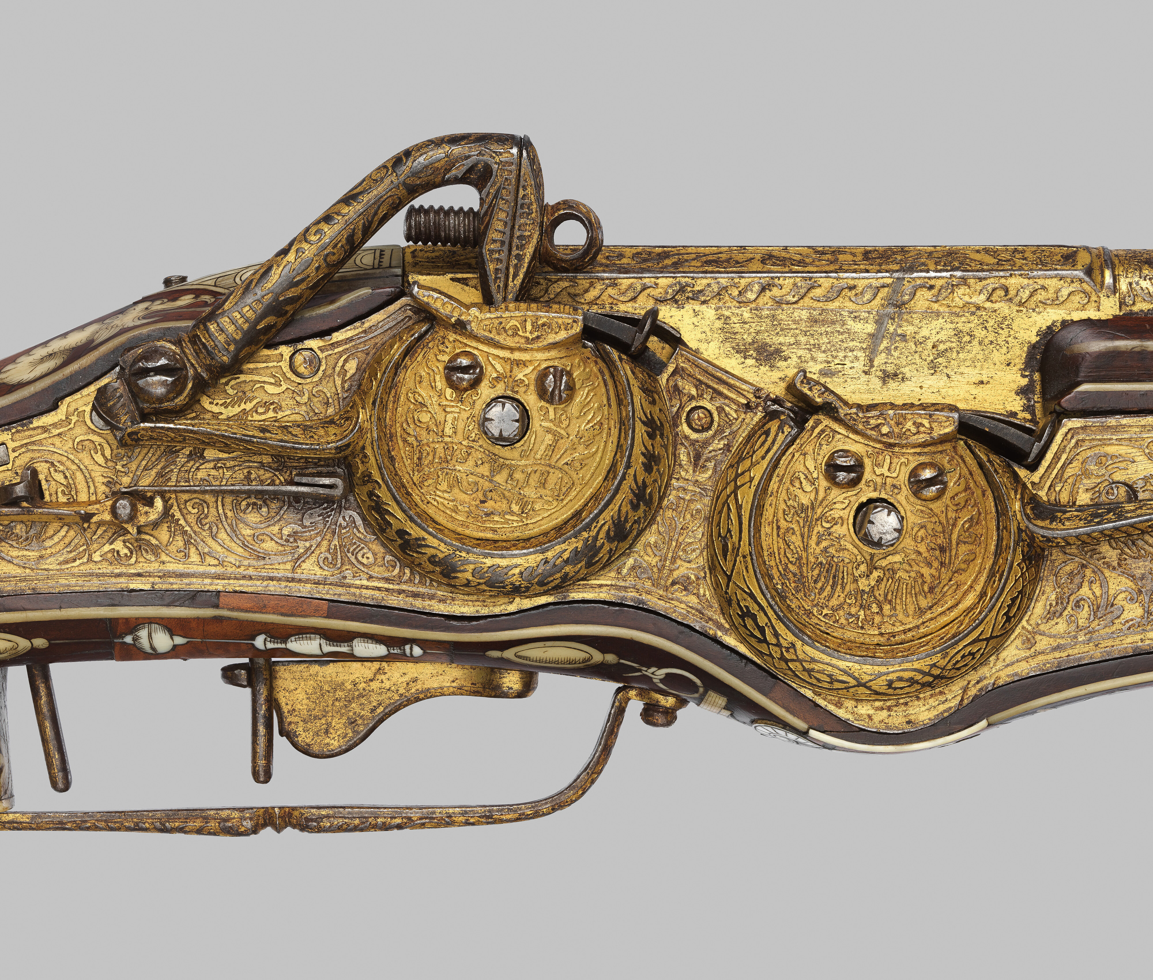 Peter Peck - Double-Barreled Wheellock Pistol Made for Emperor