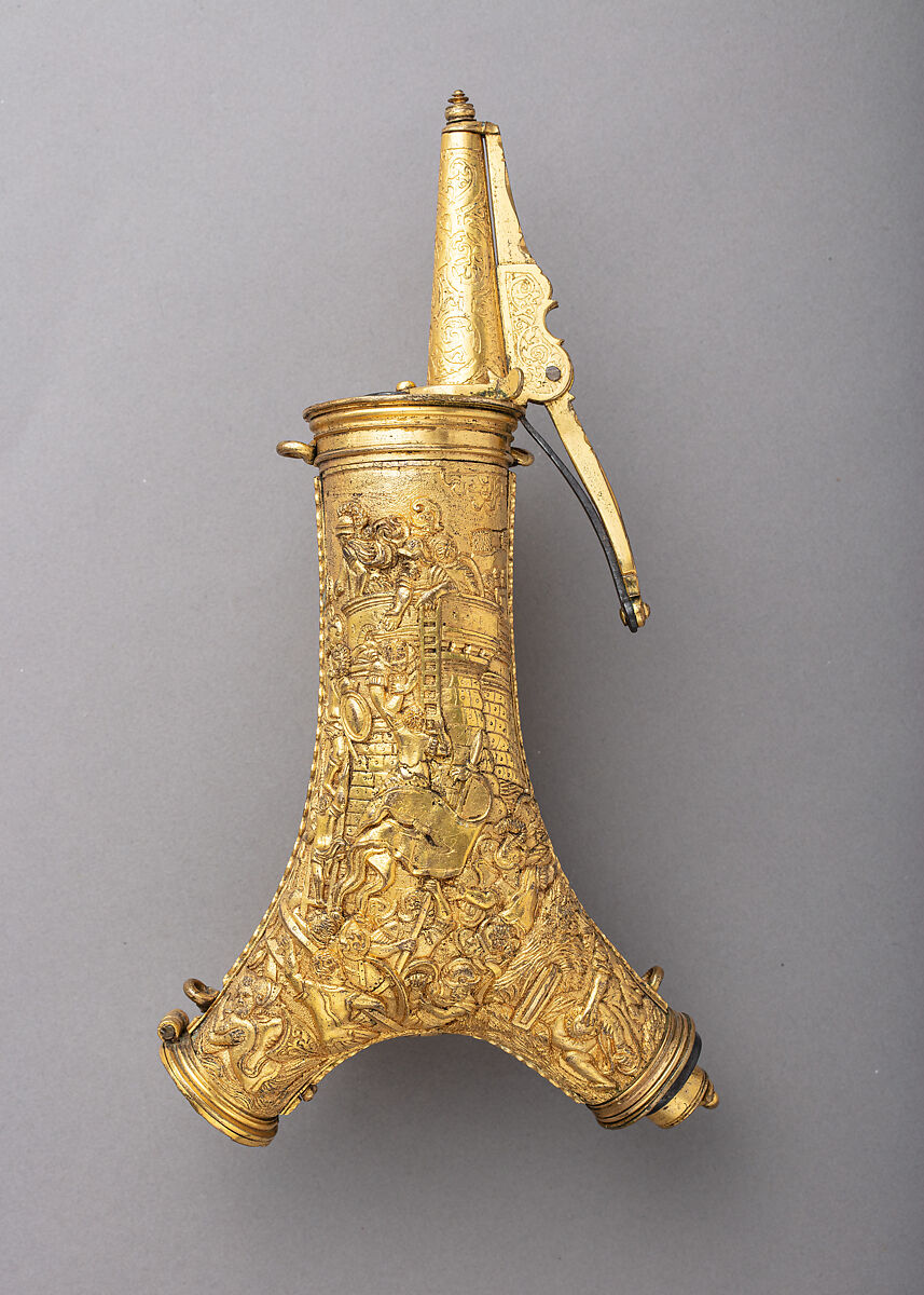 Brass Powder Flask 