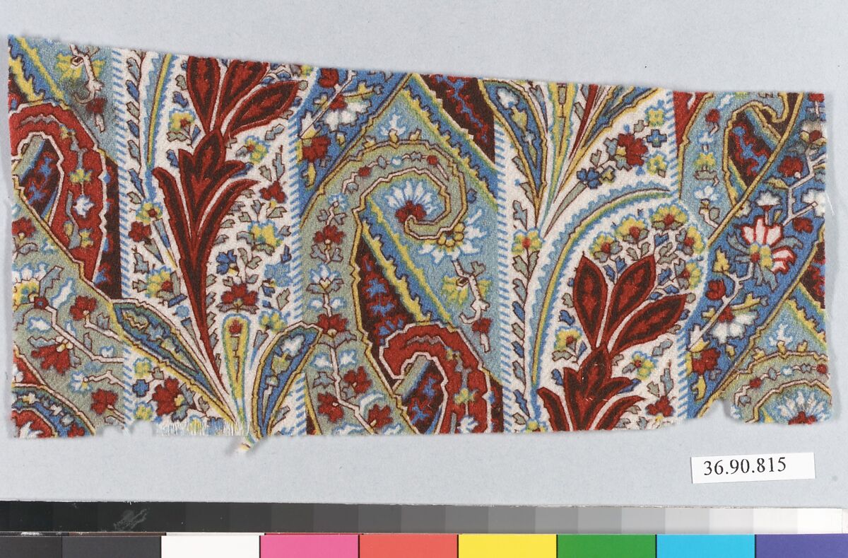 Piece, Cotton and wool, Russian