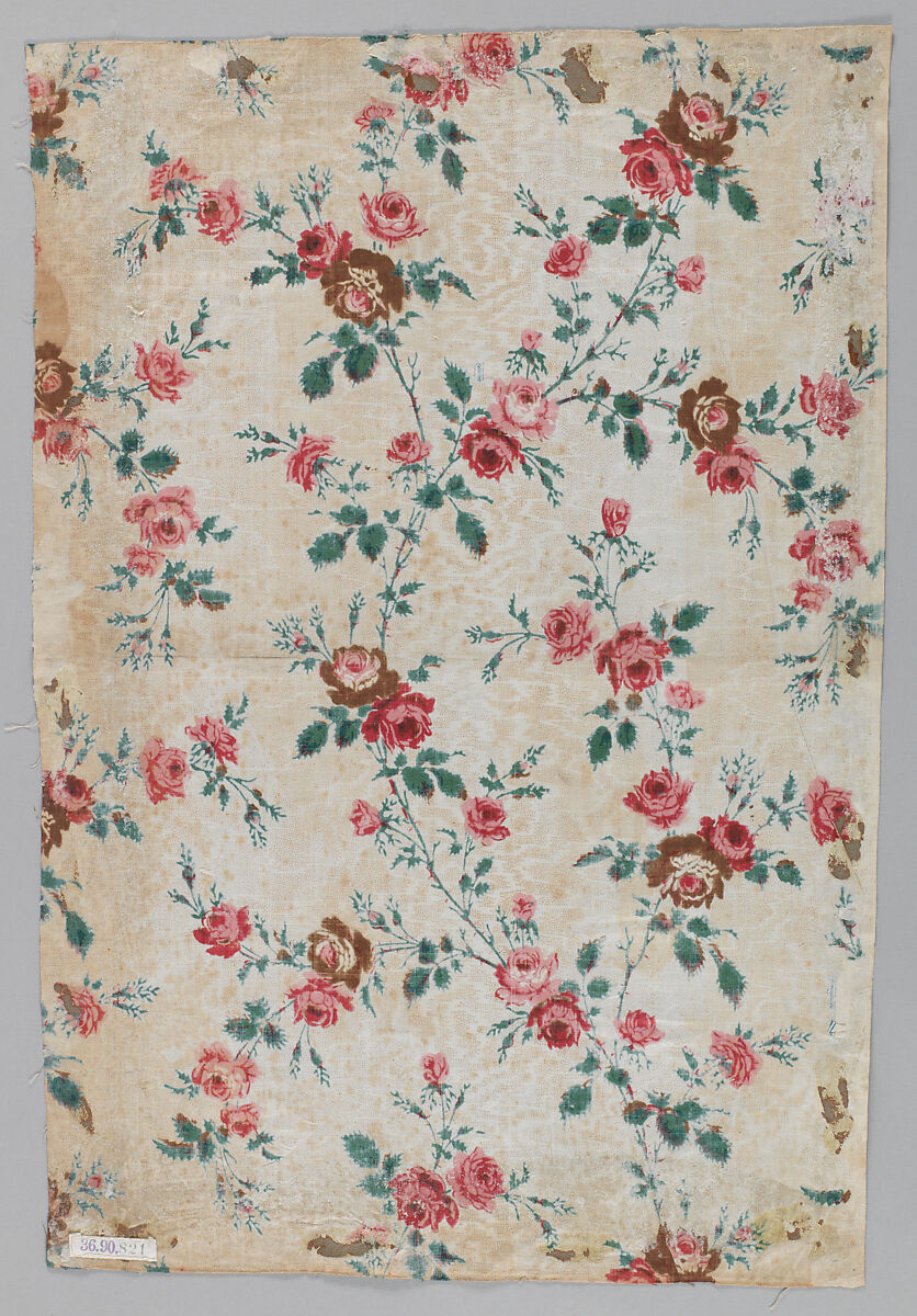 Piece, Cotton, possibly British
