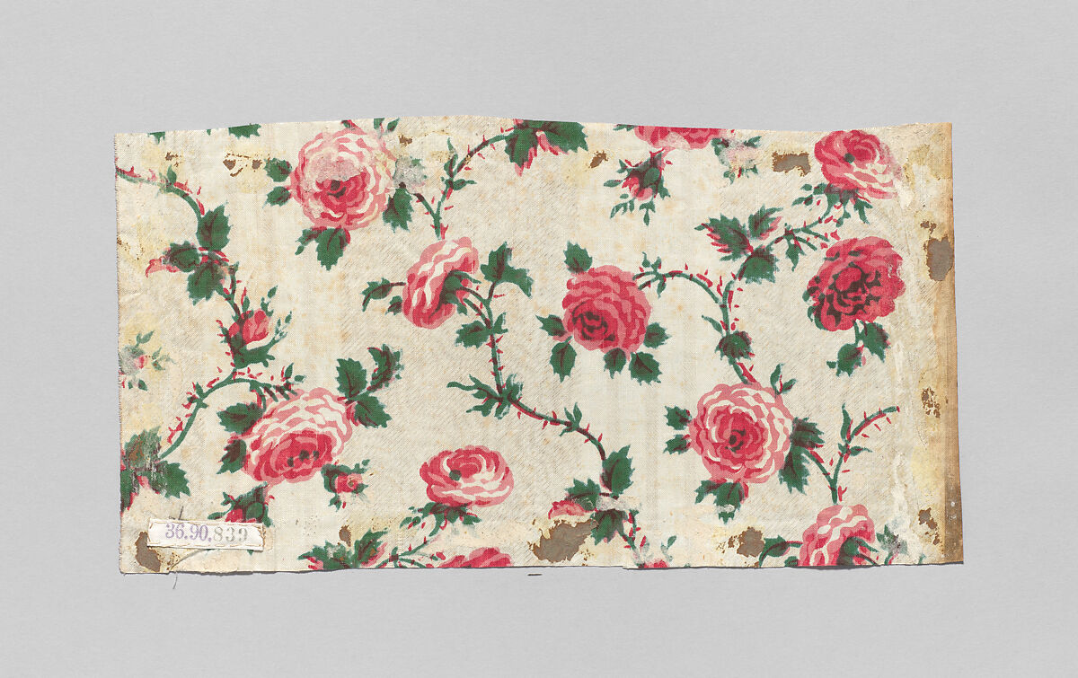 Piece, Cotton, possibly British