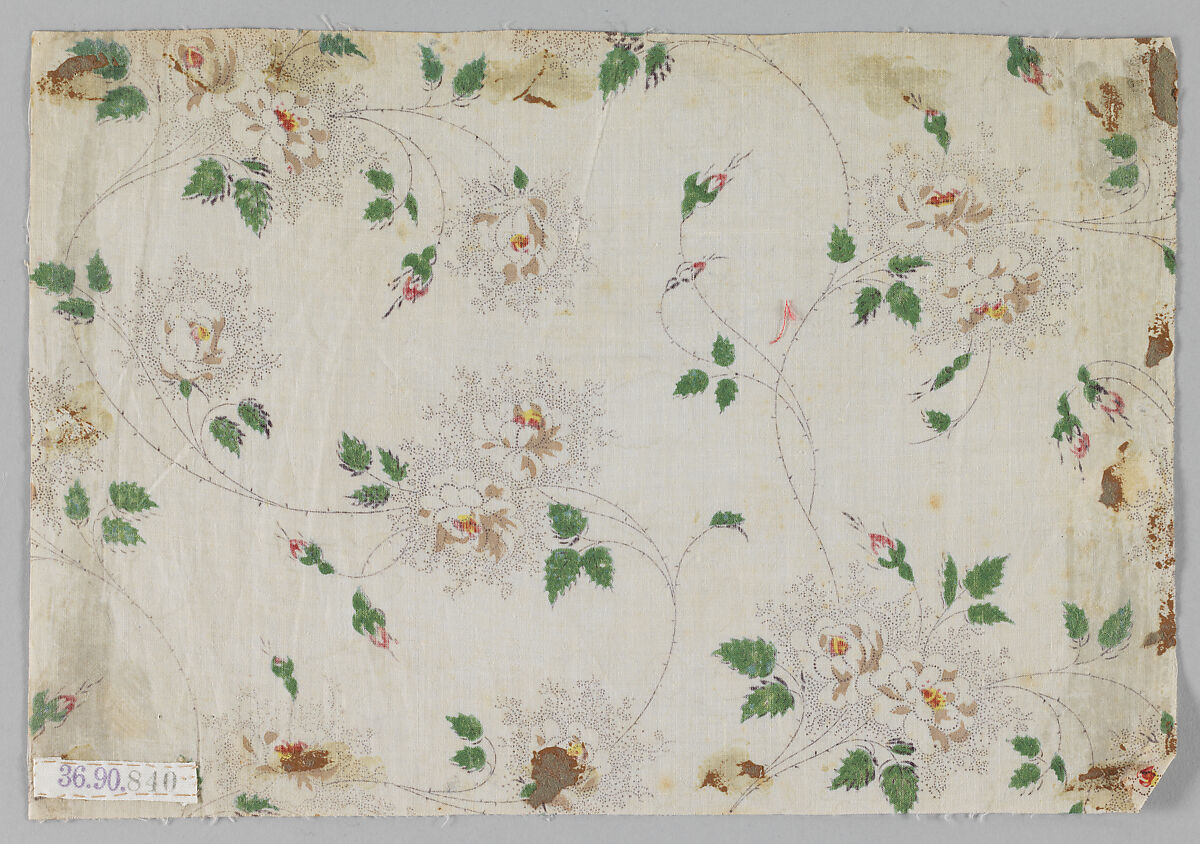 Piece, Cotton, possibly British