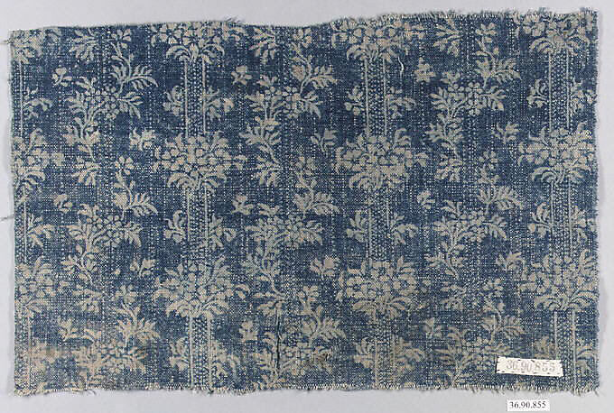 Piece, Cotton, possibly French 