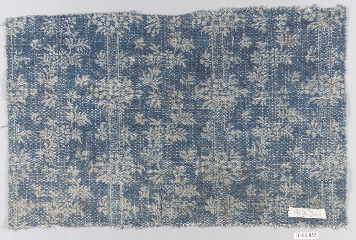 Piece, Cotton, possibly French
