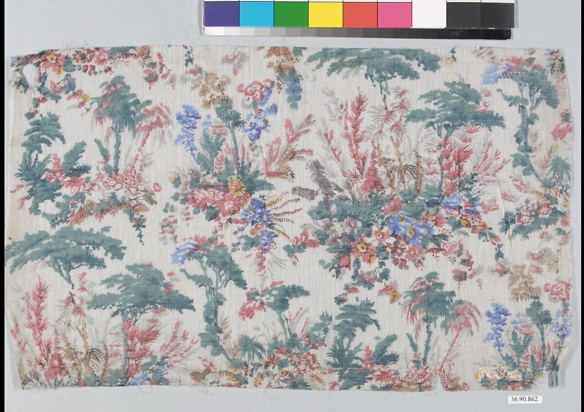 Piece, Cotton, French, Mulhouse or Thann