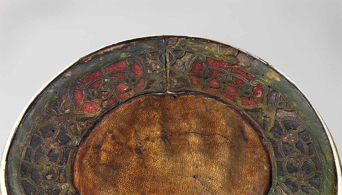 Saddle, Wood, bone (staghorn), bark, leather, textile, iron, pigment, Turkish