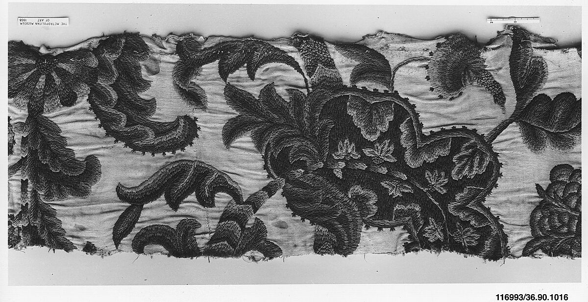 Piece, Wool on cotton, British