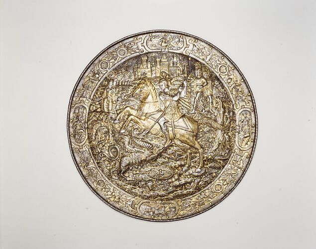 Shield Depicting Saint George Slaying the Dragon