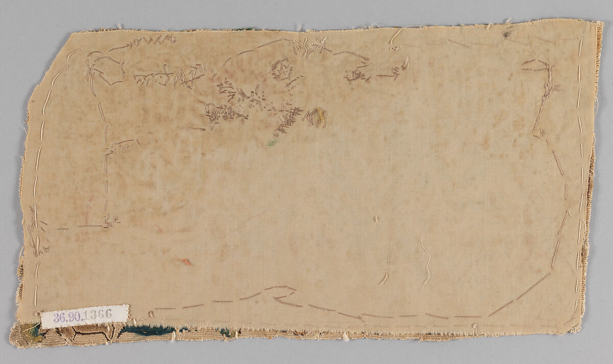 Piece, Silk on canvas, British
