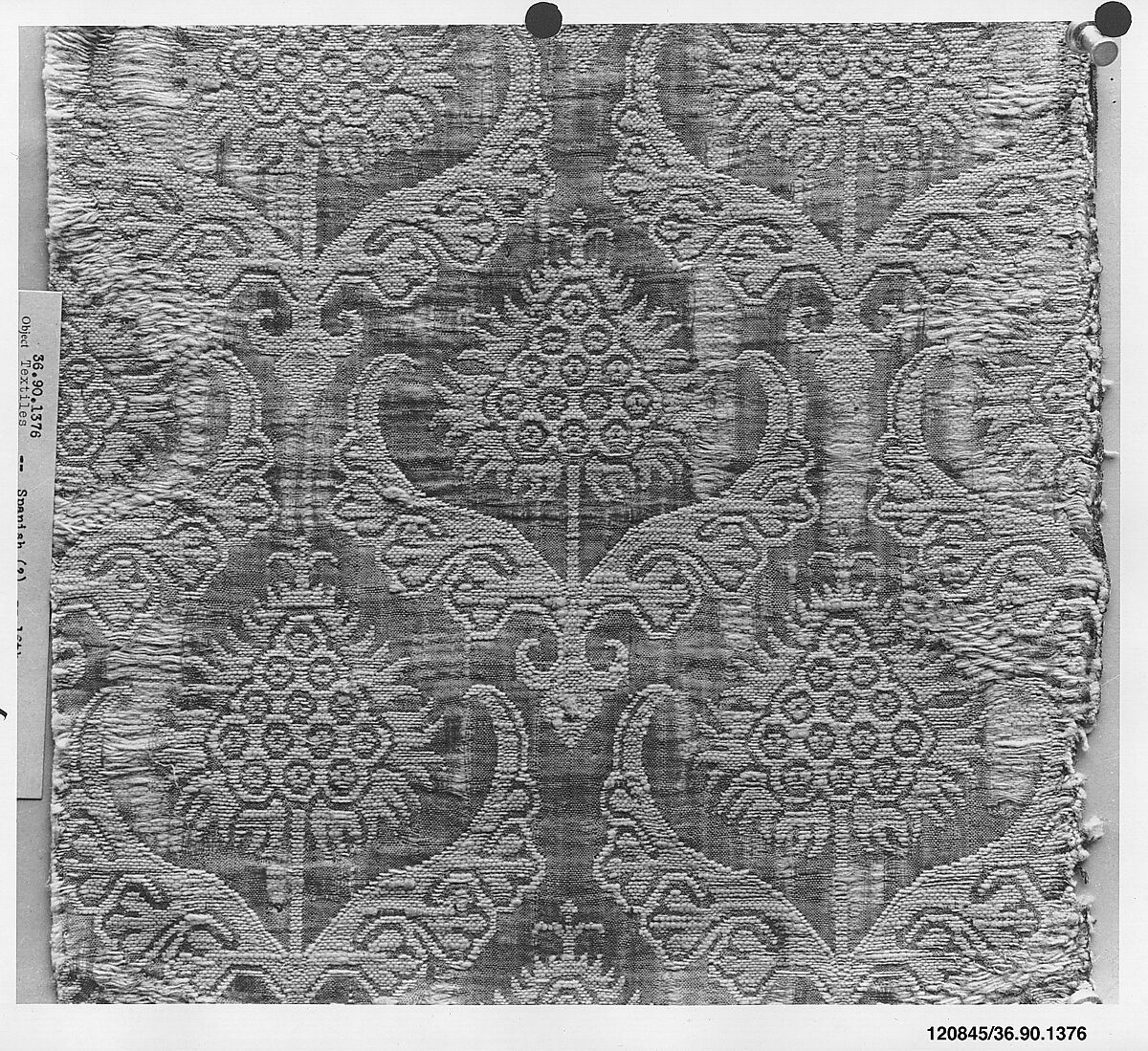 Piece, Silk and linen, Spanish