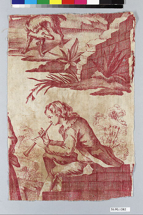 Piece, Oberkampf Manufactory (French, active 1760–1843), Cotton, French, Jouy-en-Josas 
