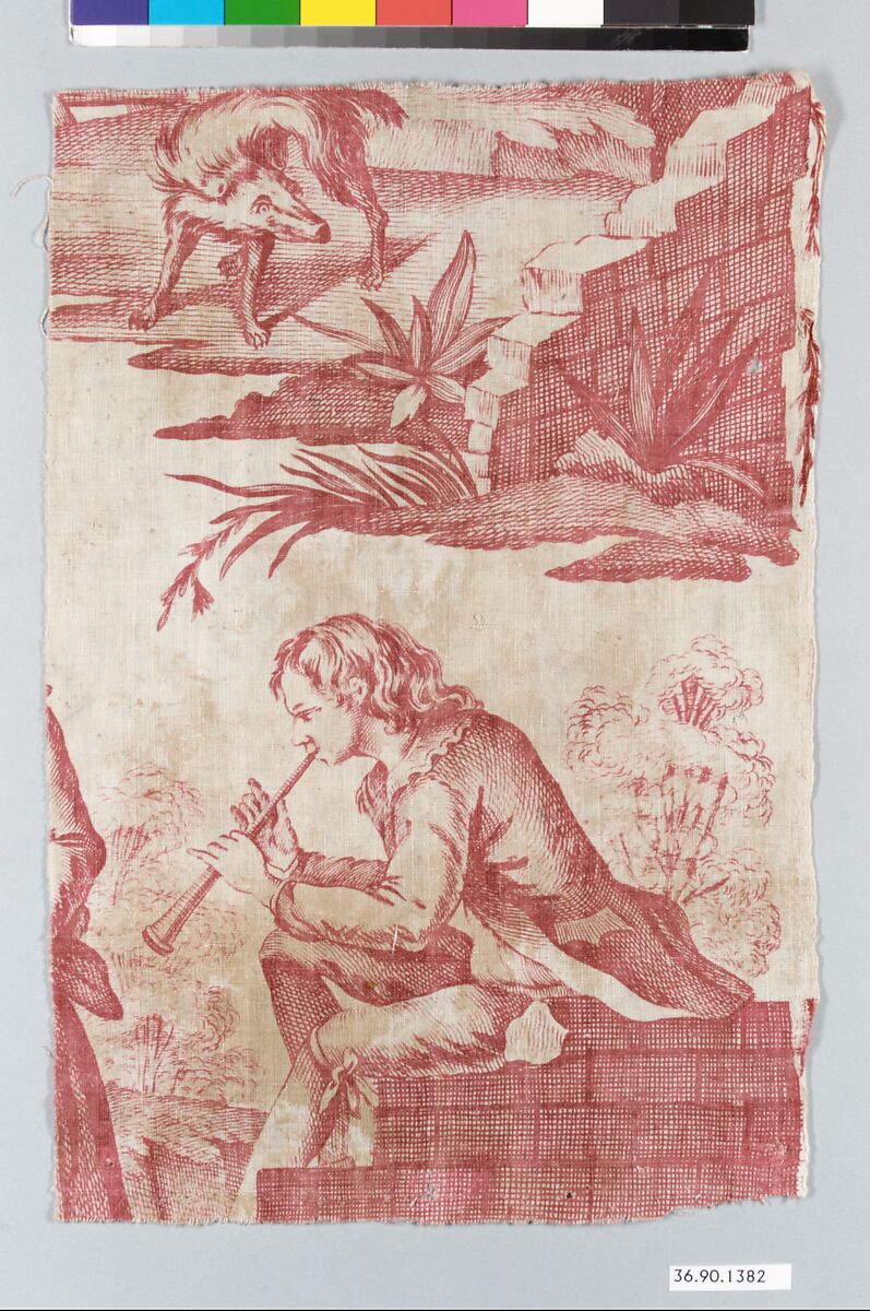 Piece, Oberkampf Manufactory (French, active 1760–1843), Cotton, French, Jouy-en-Josas