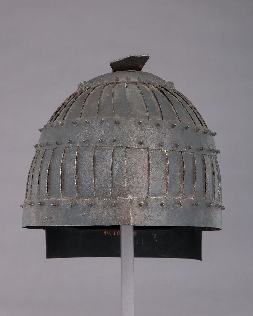 Helmet (Shokakutsuki Kabuto) in the Style of ca. 5th–6th Century, Iron, Japanese