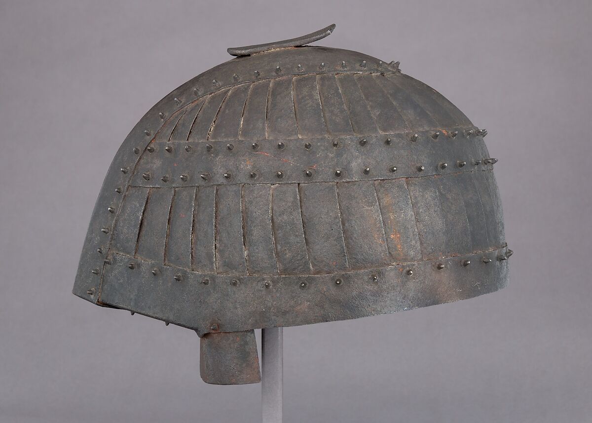 Helmet (Shokakutsuki Kabuto) in the Style of ca. 5th–6th Century, Iron, Japanese