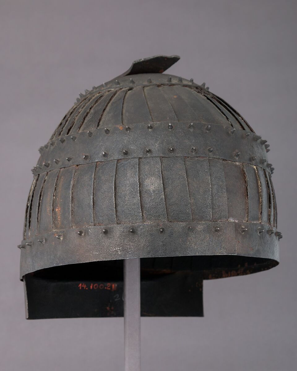 Helmet (Shokakutsuki Kabuto) in the Style of ca. 5th–6th Century, Iron, Japanese 