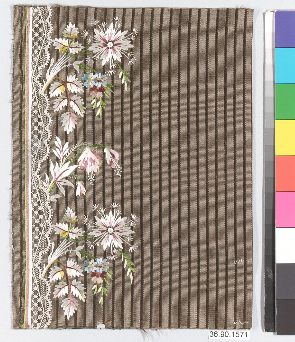 Sample, Silk, French
