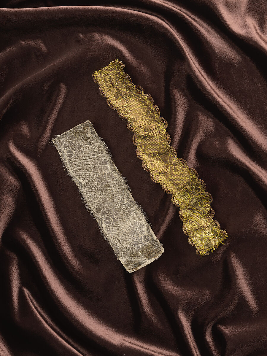 Galloon, Silk and metal thread, European