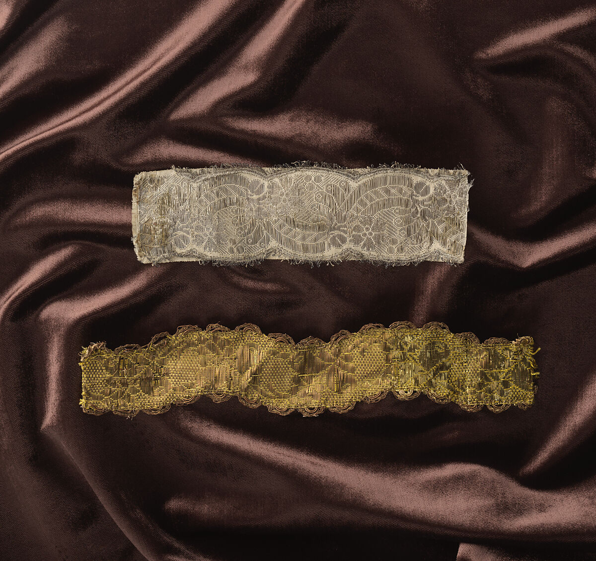 Galloon, Silk and metal thread, European