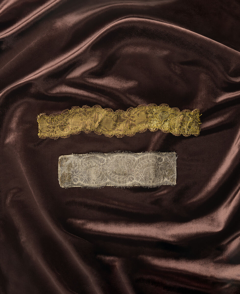 Galloon, Silk and metal thread, European