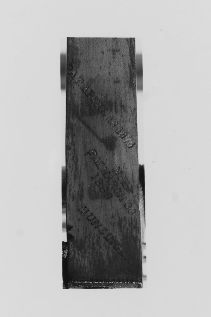 Folding Armchair, George Jakob Hunzinger (1835–1898), Maple, steel mesh, American