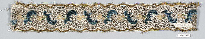 Galloon, Silk and metal thread, French 