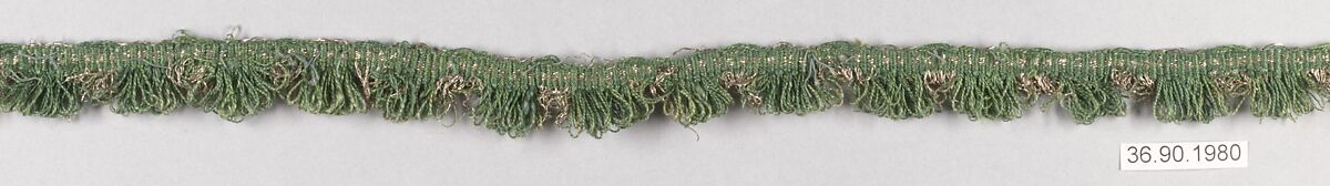 Fringe, Silk and metal thread, British 