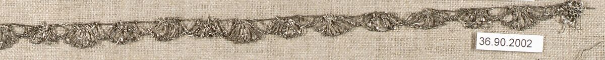 Piece, Bobbin lace, possibly French