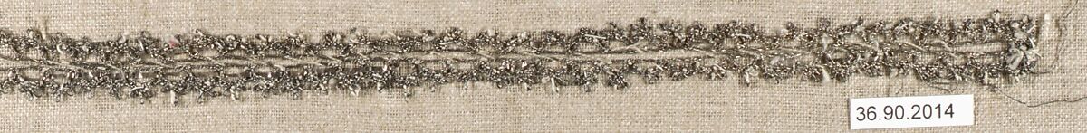 Piece, Bobbin lace, possibly French