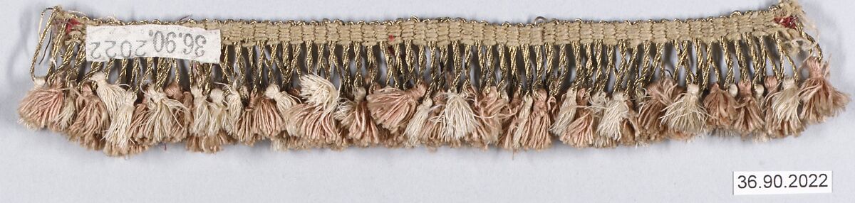 Fringe, Metal thread, Italian 