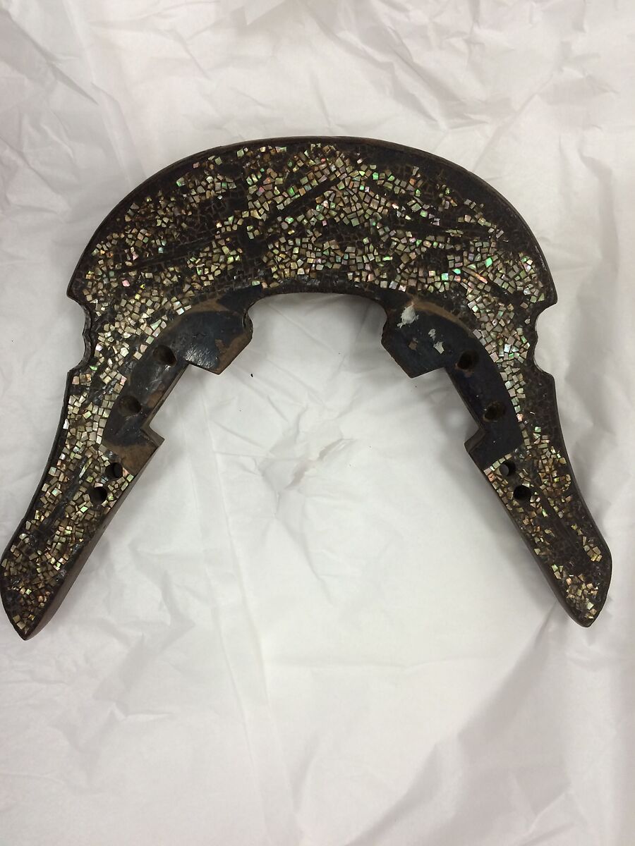 Saddle (Kura), Wood, mother-of-pearl, Japanese