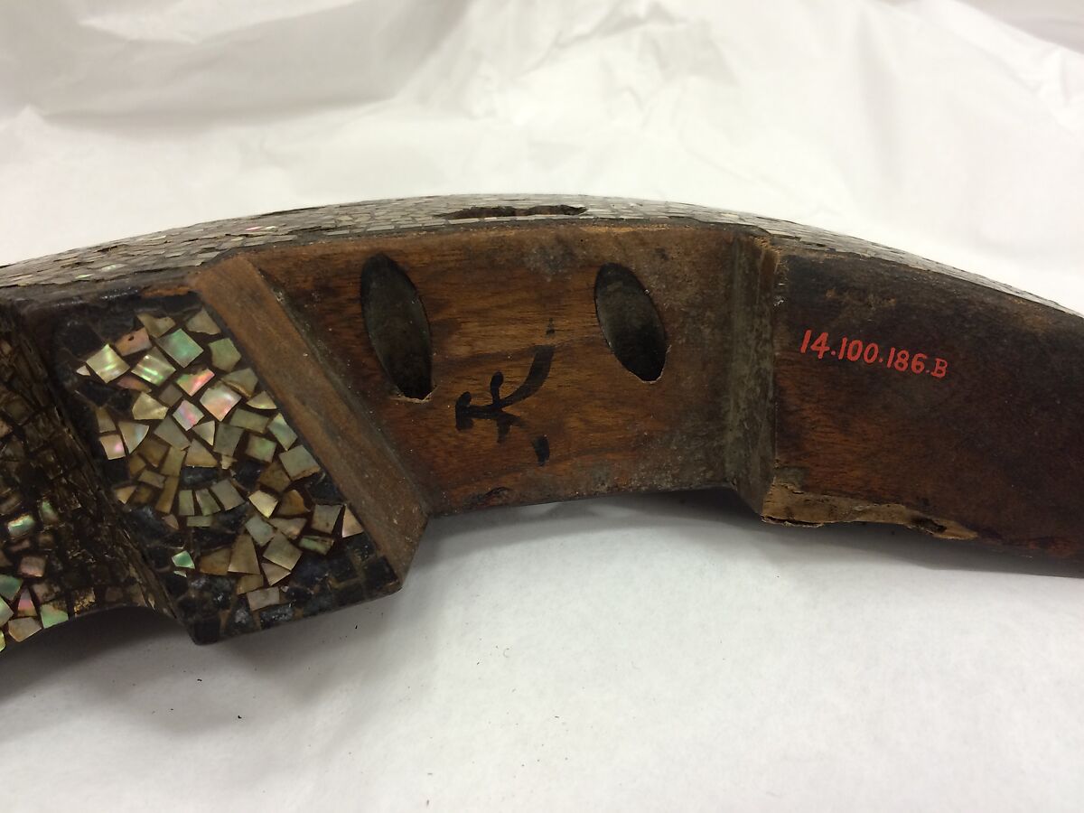 Saddle (Kura), Wood, mother-of-pearl, Japanese