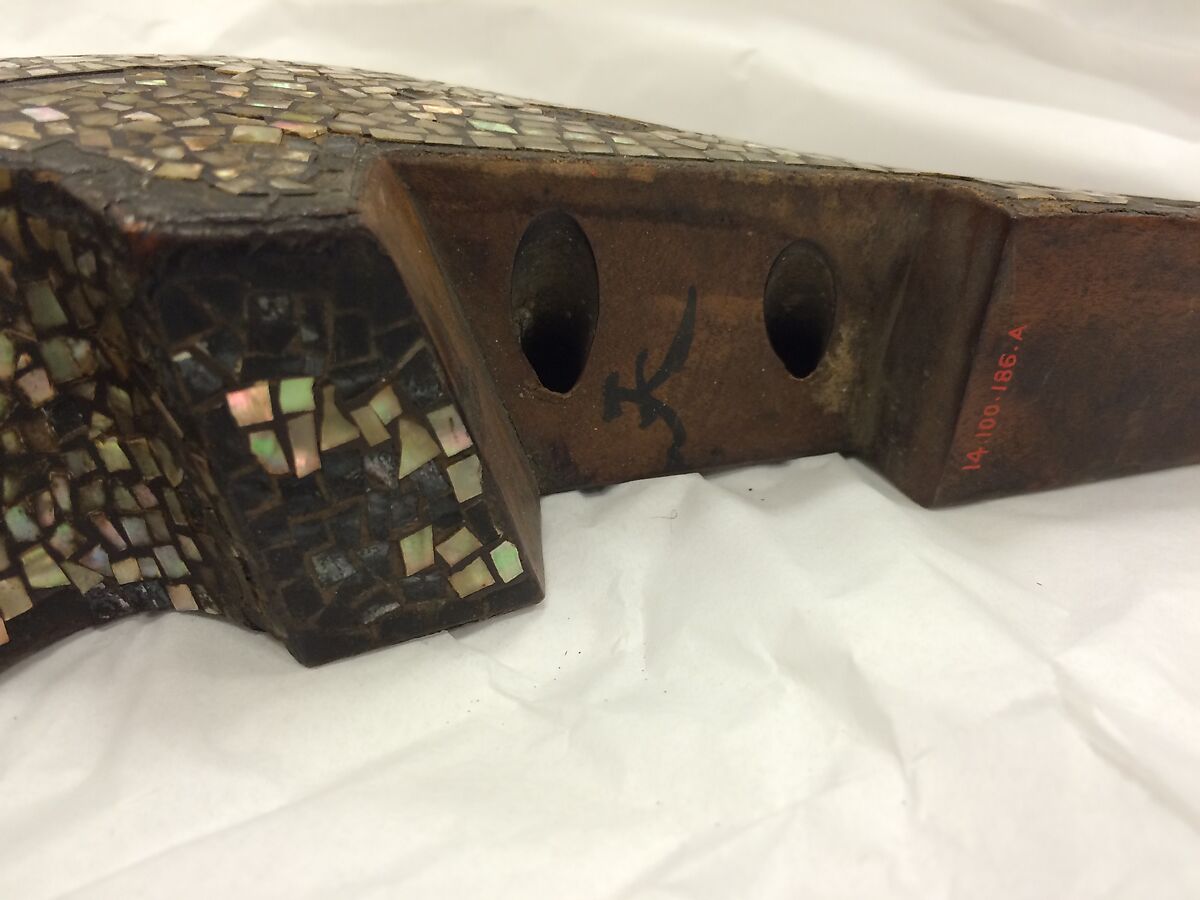 Saddle (Kura), Wood, mother-of-pearl, Japanese