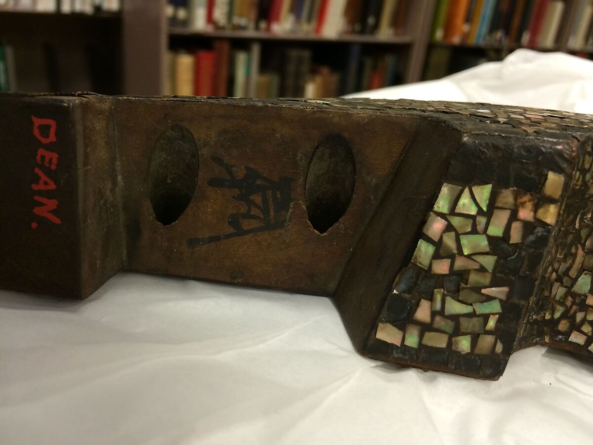 Saddle (Kura), Wood, mother-of-pearl, Japanese