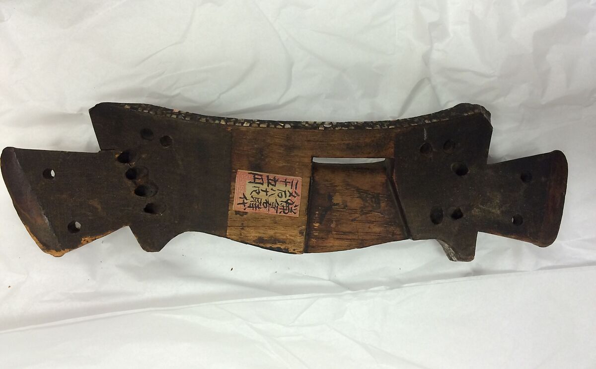 Saddle (Kura), Wood, mother-of-pearl, Japanese