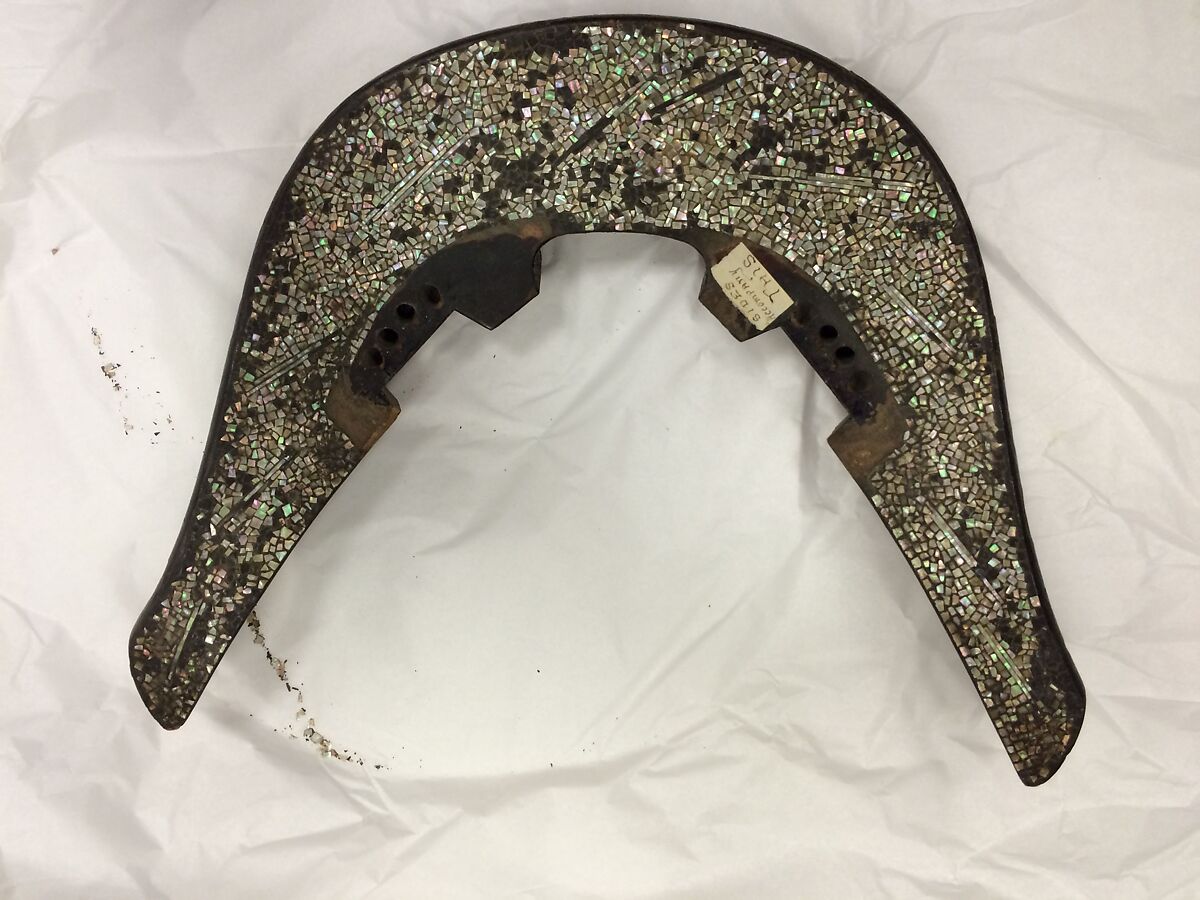 Saddle (Kura), Wood, mother-of-pearl, Japanese