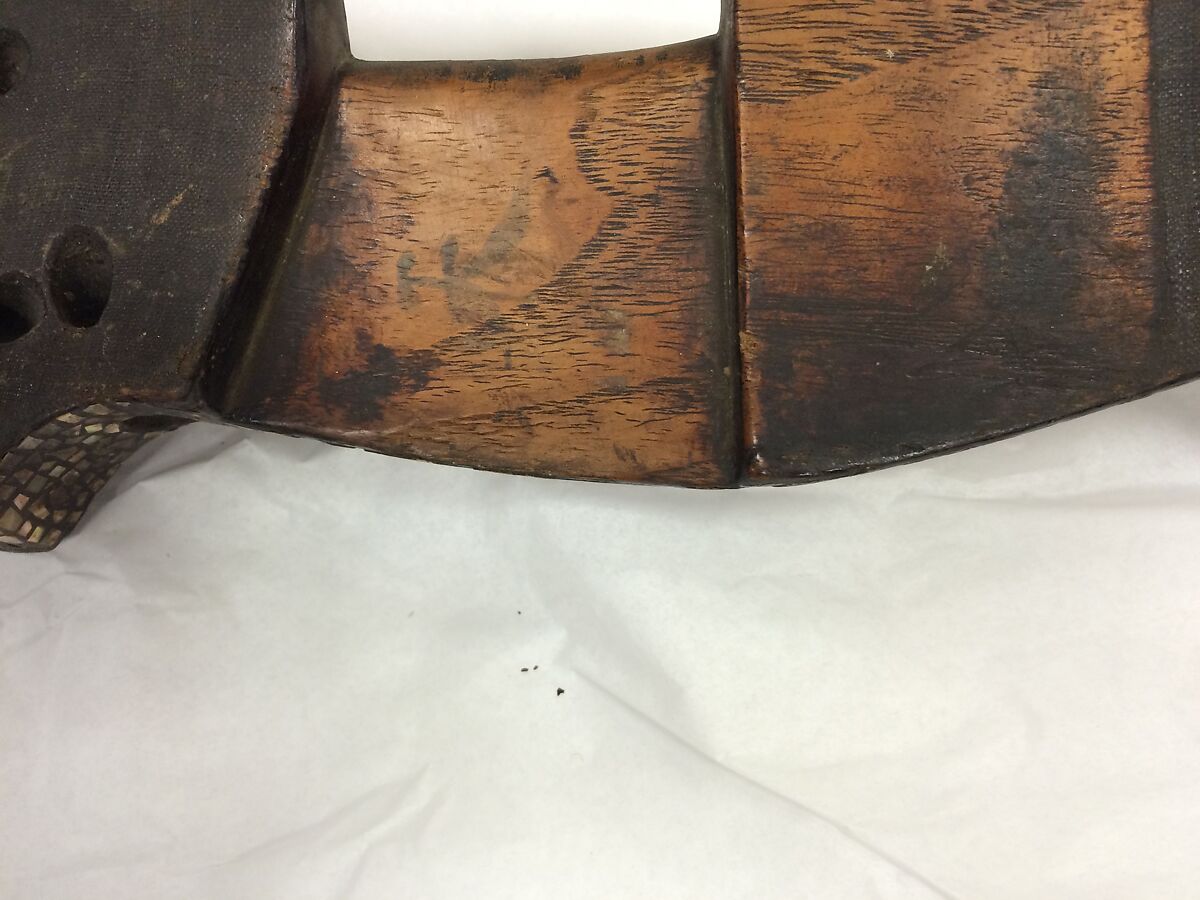 Saddle (Kura), Wood, mother-of-pearl, Japanese