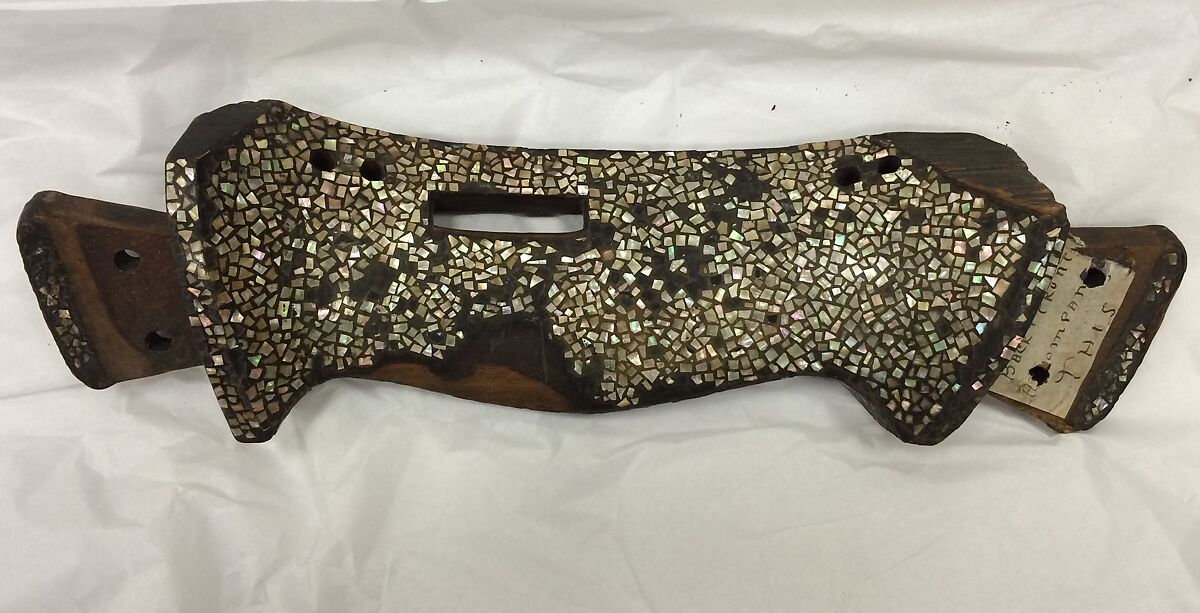 Saddle (Kura), Wood, mother-of-pearl, Japanese