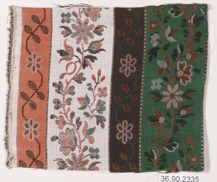 Pieces (9), Silk, French