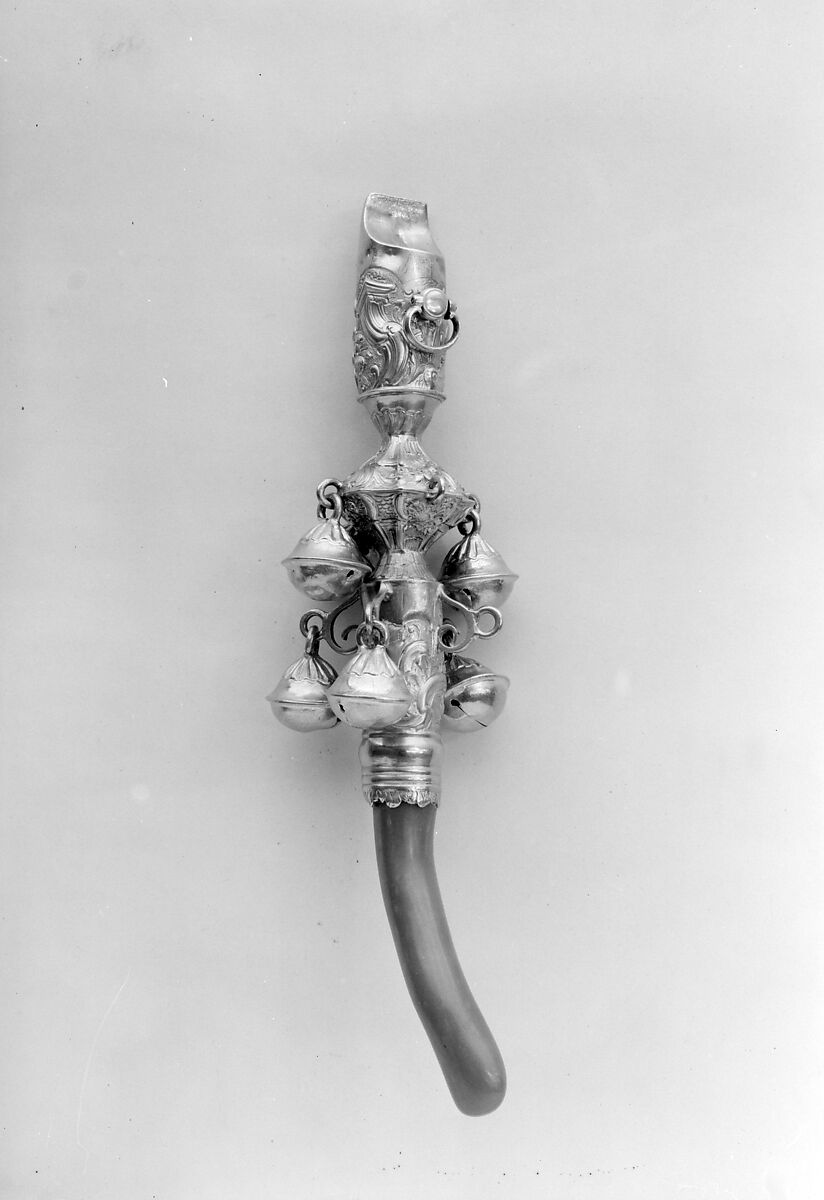 Rattle, Whistle, and Bells, Nicholas Roosevelt (1715–1769), Gold, coral, American