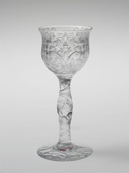 Cordial glass, Libbey Glass Company (American, Toledo, Ohio, 1888–present), Blown, cut, and engraved glass, American 