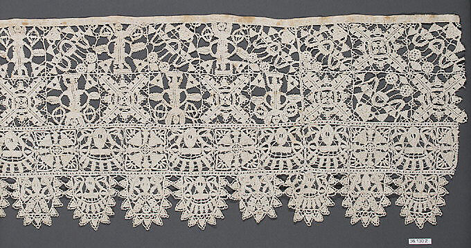 Border, Needle lace, Italian 